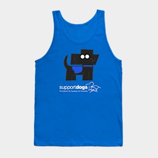 Black lab support dog Tank Top